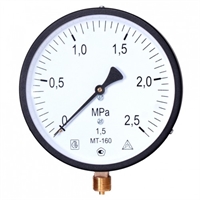 Манометр радиальный МТ-160 1,6 МПа (трубная резьба - G½