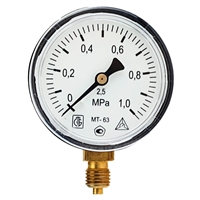 Манометр радиальный МТ-63 0,6 МПа (трубная резьба - G¼