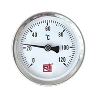 Термометр биметалл накладной STI ∅63 120°C пружина 30-65мм т тт000018950