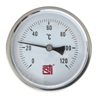 Термометр биметалл погружной STI ∅80 120°C (L100) т тт000018953