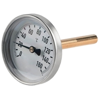 Термометр биметаллический ∅100 160°C (L100) т тт000020218