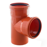 Тройник наружный 110х110х90° Политэк т 00000003196