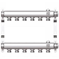 Коллекторная группа STI СH6 для радиаторной разводки (6 вых.) т тт000019015