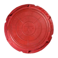 Люк полимерный, 70 кН - красный т тт000013104