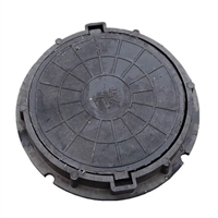 Люк полимерный, 250 кН - чёрный т тт000013504