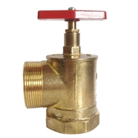 Клапан пожарный латунь угловой 90° DN50 PN16 ВР/НР (класс гермет. А) т cт000018828