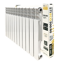 Алюминиевый радиатор STI ECO RUS AL 500/80 12 сек. т тт000015886