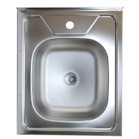 Мойка накладная 500х600х160 0,6 мм. сталь нержавеющая L-404 Владикс т cт000069346