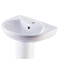 Умывальник Rosa Комфорт 51 белый (с переливом, без пьедестала) т cт000001613