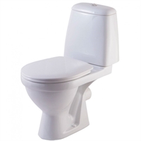 Унитаз-компакт Rosa Премьер Люкс белый, микролифт (арматура и сиденье, горизонт. выпуск) т 00000004875