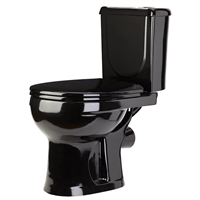 Унитаз-компакт ОК Ирида Стандарт черный (арматура, гофра и сиденье, гориз. выпуск) т тт000016554