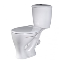 Унитаз-компакт Универсал Обь белый (арматура и сиденье, косой выпуск) т тт000017316