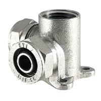 Тройник STI обжим с креплением (водорозетка) с ВР 16х½