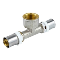 Тройник STI пресс с ВР 20х½