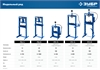 ЗУБР  ПГН-12, 12 т, гидравлический пресс с гидронасосом и манометром, Профессионал (43072-12) 43072-12