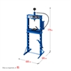 ЗУБР  ПГН-20, 20 т, гидравлический пресс с гидронасосом и манометром, Профессионал (43072-20) 43072-20