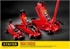 STAYER  R-22 RED FORCE, 2 т, 125 - 320 мм, подкатной домкрат для легковых а/м, Professional (43152-2) 43152-2