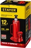 STAYER  RED FORCE, 12 т, 230 - 465 мм, бутылочный гидравлический домкрат, Professional (43160-12) 43160-12_z01