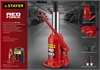 STAYER  RED FORCE, в кейсе, 2 т, 181 - 345 мм, бутылочный гидравлический домкрат, Professional (43160-2-K) 43160-2-K_z01