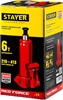 STAYER  RED FORCE, 6 т, 216 - 413 мм, бутылочный гидравлический домкрат, Professional (43160-6) 43160-6_z01