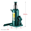 KRAFTOOL  KRAFT-LIFT, 16 т, 230 - 460 мм, бутылочный гидравлический домкрат (43462-16) 43462-16_z01