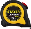 STAYER  Leader, 5 м х 19 мм, рулетка с автостопом, Professional (3402-05-19) 3402-05-19_z02