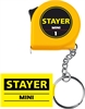 STAYER  Mini, 1 м х 6 мм, рулетка-брелок (34140-1) 34140-1_z02
