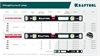 KRAFTOOL  A-RATE CONTROL, 800 мм, точность 0.3 мм/м, с зеркальным глазком, сверхпрочный магнитный уровень (34988-80) 34988-80