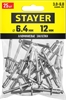 STAYER  Pro-FIX, 6.4 х 12 мм, 25 шт, алюминиевые заклепки, Professional (3120-64-12) 3120-64-12