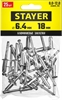 STAYER  Pro-FIX, 6.4 х 18 мм, 25 шт, алюминиевые заклепки, Professional (3120-64-18) 3120-64-18