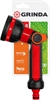 GRINDA  N-8, с регулятором напора, 8 режимов, двухкомпонентный, поливочный пистолет (8-427188) 8-427188