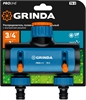 GRINDA  TS-2, двухканальный 3/4″ - 1″ с внутренней резьбой, соединитель с внешней резьбой 3/4″ - 1, поливочный распределитель, PROLine (8-426312) 8-426312_z02