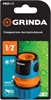 GRINDA  TC-12, 1/2″, пластиковый с покрытием TPR, для шланга, быстросъемный соединитель, PROLine (8-426425) 8-426425_z01