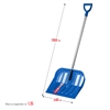 ЗУБР  АНГАРА, ковш 46 см, морозостойкий поликарбонат, ударопрочная, легкий черенок из алюминия, V-ручка, снеговая лопата, Профессионал (39981) 39981