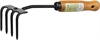 GRINDA  ProLine 64х100х270 мм, 4-х зубые, деревянная ручка, садовые грабли (421515) 421515