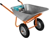 СИБИН  СТ-22, 110 л, 200 кг, двухколесная, оцинкованная сталь, строительная тачка (39905) 39905_z01