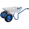 ЗУБР  ПТ-350, 130 л, 280 кг, двухколесная, цельная рама, усиленная, строительная тачка, Профессионал (39913) 39913