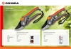 GRINDA  G-28, 205 мм, углеродистая сталь, закаленные лезвия, тефлоновое покрытие, двухкомпонентные рукоятки, контактный секатор (8-423203) 8-423203_z02