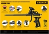 STAYER  Black PRO, тефлоновый пистолет для монтажной пены, Professional (06862_z02) 06862_z02