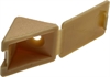 ЗУБР  цвет сосна, 4.0 x 15 мм, 4 шт, мебельный уголок с шурупом (4-308256-4) 4-308256-4