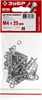ЗУБР  DIN 965, M4 х 25 мм, цинк, 20 шт, винт с гайкой и шайбами (303456-04-025) 303456-04-025