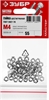 ЗУБР  ГОСТ ISO 4032-2014, кл. пр. 6, M4, цинк, 55 шт, шестигранная гайка (303556-04) 303556-04