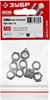 ЗУБР  ГОСТ ISO 4032-2014, кл. пр. 6, M8, цинк, 10 шт, шестигранная гайка (303556-08) 303556-08