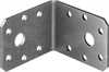ЗУБР  УК-2.5, 45 x 60 x 60 x 2.5 мм, цинк, крепежный уголок (31012-60) 31012-60