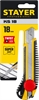 STAYER  KS-18, 18 мм, нож с винтовым фиксатором, Professional (09161) 09161_z01