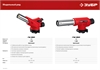 ЗУБР  ГМ-150, 1300°C, газовая горелка с пьезоподжигом на баллон с цанговым соединением (55554) 55554