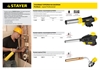 STAYER  ProTerm PG 500, 1300°C, увеличенный выход пламени, газовая горелка с пьезоподжигом на баллон с цанговым соединением, Professional (55580) 55580
