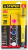STAYER  MAXTerm, 30 Вт, 2 в1, в наборе: 7 насадок + краски, прибор для выжигания и пайки (45220) 45220