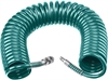 KRAFTOOL  15 м, 8 х 12 мм, 15 бар, воздушный спиральный шланг с фитингами рапид (06590-15) 06590-15