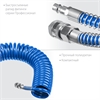 ЗУБР  10 м, 6 х 8 мм, 15 бар, воздушный спиральный шланг с фитингами рапид, Профессионал (6473-10) 6473-10